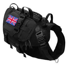 Load image into Gallery viewer, Tactical Dog Harness Military No Pull Pet Harness Vest For Medium Large Dogs Training Hiking Molle Dog Harness With Pouches