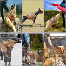 Load image into Gallery viewer, Tactical Dog Harness Military No Pull Pet Harness Vest For Medium Large Dogs Training Hiking Molle Dog Harness With Pouches
