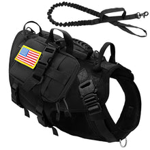 Load image into Gallery viewer, Tactical Dog Harness Military No Pull Pet Harness Vest For Medium Large Dogs Training Hiking Molle Dog Harness With Pouches