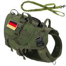 Load image into Gallery viewer, Tactical Dog Harness Military No Pull Pet Harness Vest For Medium Large Dogs Training Hiking Molle Dog Harness With Pouches