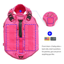 Load image into Gallery viewer, Tactical Dog Training Vest No Pull Military Harness Adjustable Dog Hiking Harness Working Vest For Medium Large Dogs