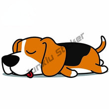 Load image into Gallery viewer, Cartoon Dabbing Rottweiler Funny Vinyl Waterproof Sticker Decal Car Laptop Window Bumper 3D Torn Metal Decal Reflective Sticker