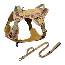 Load image into Gallery viewer, Dog Tactical Harness Vest Pet Dog Harness with 5pcs Dog Patches, Reflective Pet Harness No Pull with Durable Soft Padded Handle