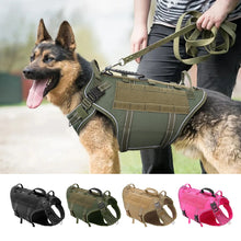 Load image into Gallery viewer, Tactical Dog Training Vest No Pull Military Harness Adjustable Dog Hiking Harness Working Vest For Medium Large Dogs