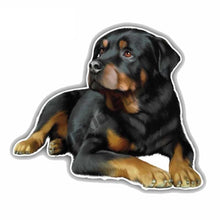 Load image into Gallery viewer, Cartoon Dabbing Rottweiler Funny Vinyl Waterproof Sticker Decal Car Laptop Window Bumper 3D Torn Metal Decal Reflective Sticker