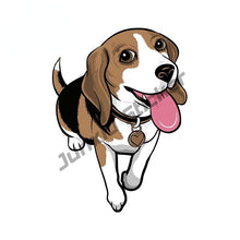 Load image into Gallery viewer, Cartoon Dabbing Rottweiler Funny Vinyl Waterproof Sticker Decal Car Laptop Window Bumper 3D Torn Metal Decal Reflective Sticker