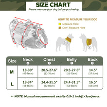 Load image into Gallery viewer, Tactical Dog Training Vest No Pull Military Harness Adjustable Dog Hiking Harness Working Vest For Medium Large Dogs