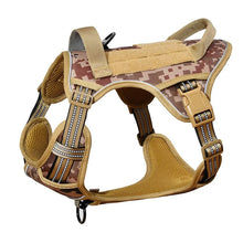 Load image into Gallery viewer, Dog Tactical Harness Vest Pet Dog Harness with 5pcs Dog Patches, Reflective Pet Harness No Pull with Durable Soft Padded Handle