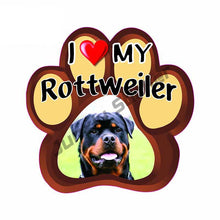 Load image into Gallery viewer, Cartoon Dabbing Rottweiler Funny Vinyl Waterproof Sticker Decal Car Laptop Window Bumper 3D Torn Metal Decal Reflective Sticker