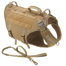 Load image into Gallery viewer, Tactical Dog Training Vest No Pull Military Harness Adjustable Dog Hiking Harness Working Vest For Medium Large Dogs