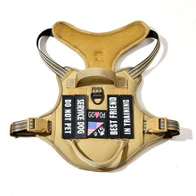Load image into Gallery viewer, Dog Tactical Harness Vest Pet Dog Harness with 5pcs Dog Patches, Reflective Pet Harness No Pull with Durable Soft Padded Handle