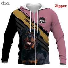 Load image into Gallery viewer, CLOOCL Men Hoodie Rottweiler Dog 3D Printed Animal Hooded Sweatshirt Women Streetwear Pullover Male Jacket Teenage Clothing
