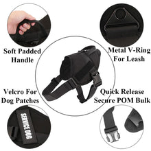 Load image into Gallery viewer, Dog Harness K9 Walking Adjustable Nylon Pet Dog Collar Vest Bungee Dog Leash Harness For Small Larges Dogs German Shepherd