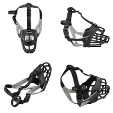 Load image into Gallery viewer, Pet Dog Adjustable Muzzle Mask Anti Bite Barking Silicone Mesh Mouth Halter Strong Dogs Muzzle Basket Pet Training Accessories