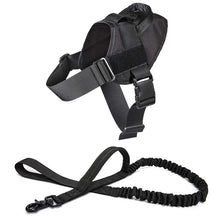 Load image into Gallery viewer, Dog Harness K9 Walking Adjustable Nylon Pet Dog Collar Vest Bungee Dog Leash Harness For Small Larges Dogs German Shepherd