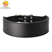 Load image into Gallery viewer, Big Dog Collars Durable Microfiber Leather for Large Dog Pitbull Husky Tibetan Mastiff Leashes Black Pink blue Red Pet supplies