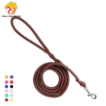 Load image into Gallery viewer, 1 PC Pet Product Soft PU Leather Smll Dog Leashes 120cm Dog Lead Pet Training Walking Puppy Leash Material Smooth Easy to Clean