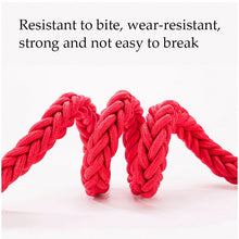 Load image into Gallery viewer, Thick Nylon Braided Rope Large Dog Leash 1.2-1.5M Metal P Chain Buckle Dog Collars And Leash Set Medium Large Dog Traction Rope