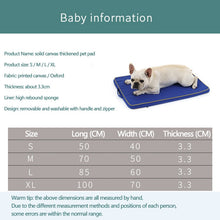 Load image into Gallery viewer, Large Dog Bed Mat Memory Foam Breathable Dog Beds Oxford Bottom Orthopedic Mattress Beds For Small Medium Large Pet