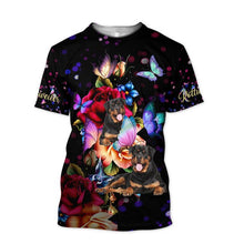 Load image into Gallery viewer, Summer T Shirt Men Handsome Rottweiler Hunting 3D Print Harajuku Casual Short Sleeve T-shirt Unisex Top
