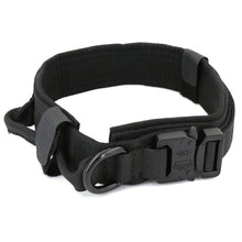 Load image into Gallery viewer, Dog Collar Adjustable Military Tactical Pets Dog Collars Leash Control Handle Training Pet Cat Dog Collar For Small Large Dogs