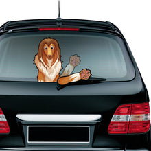 Load image into Gallery viewer, A Fierce Rottweiler Dog Removable Car Waving Wiper Rear Window Wiper Stickers Rear Windshield Car Sticker Car Styling Decoration