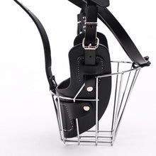 Load image into Gallery viewer, 2020 New Black/ Brown Strong Metal Wire Basket Dog Muzzle For Large Dog Amstaff Pitbull Bull Terrier Anti-Bite Bark Chew Muzzles