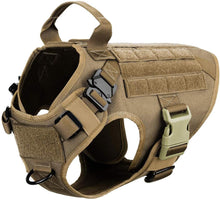 Load image into Gallery viewer, Military Tactical Dog Harness And Dog Leash Walking Training Adjustable Metal Buckle Thick material Vest For Medium Large Dog