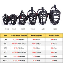 Load image into Gallery viewer, Pet Dog Adjustable Muzzle Mask Anti Bite Barking Silicone Mesh Mouth Halter Strong Dogs Muzzle Basket Pet Training Accessories