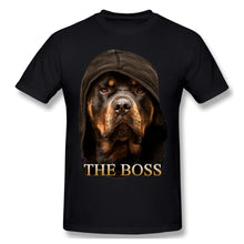 Load image into Gallery viewer, Tyburn Rottweiler T Shirt Rottweiler The Boss Design By Zilly Tees T-Shirt 100 Percent Cotton Short Sleeve Tee Shirt Cute Tshirt