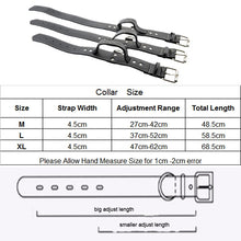 Load image into Gallery viewer, Big Dog Collar PU Leather Strong Dog Collar Leash with Handle PU Black Brown Pet Dogs Leash Collar CLPU01