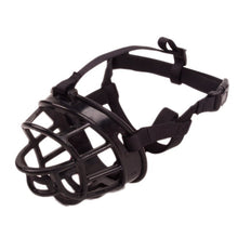 Load image into Gallery viewer, Silicone Basket Dog Muzzle Adjustable & Comfortable Secure Fit Durable Lightweight Rubber Dog Muzzle Stop Biting Safe Training
