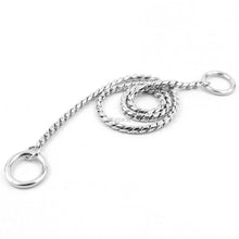 Load image into Gallery viewer, Durable Dog Chain Collar Solid Snake P Chock Collars Leash Strong Training Choker For Small Mudium Large Dogs K9 Labrador