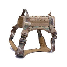 Load image into Gallery viewer, Nylon Pet Dog Vest Harness Sets Outdoor Tactical Training Dog Clothes For Medium Big Hunting Dog Pitbull Bull Terrier Rottweiler