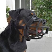 Load image into Gallery viewer, Silicone Basket Dog Muzzle Adjustable & Comfortable Secure Fit Durable Lightweight Rubber Dog Muzzle Stop Biting Safe Training