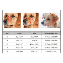 Load image into Gallery viewer, Silicone Basket Dog Muzzle Adjustable & Comfortable Secure Fit Durable Lightweight Rubber Dog Muzzle Stop Biting Safe Training