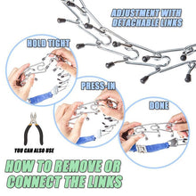 Load image into Gallery viewer, Dog Prong Collar Training Metal Gear Pinch for Dogs with Quick Release Snap Buckle and Rubber Tips Adjustable Large Dog Collar