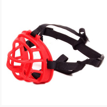 Load image into Gallery viewer, Silicone Basket Dog Muzzle Adjustable & Comfortable Secure Fit Durable Lightweight Rubber Dog Muzzle Stop Biting Safe Training