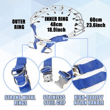 Load image into Gallery viewer, Dog Prong Collar Training Metal Gear Pinch for Dogs with Quick Release Snap Buckle and Rubber Tips Adjustable Large Dog Collar