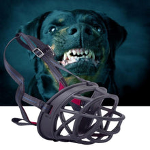 Load image into Gallery viewer, Pet Dog Adjustable Muzzle Mask Anti Bite Barking Silicone Mesh Mouth Halter Strong Dogs Muzzle Basket Pet Training Accessories