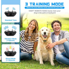 Load image into Gallery viewer, Dogreat Electric Dog Training Collar Shock Pet Remote Control Waterproof Rechargeable for All Size Vibration bark stop Collars
