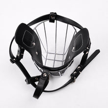 Load image into Gallery viewer, 2020 New Black/ Brown Strong Metal Wire Basket Dog Muzzle For Large Dog Amstaff Pitbull Bull Terrier Anti-Bite Bark Chew Muzzles