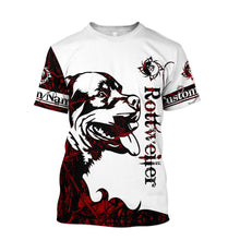 Load image into Gallery viewer, Summer T Shirt Men Handsome Rottweiler Hunting 3D Print Harajuku Casual Short Sleeve T-shirt Unisex Top