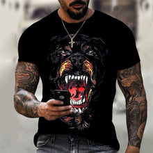 Load image into Gallery viewer, CLOOCL Animals T-shirts 3D Graphic Fun Dog Printed Tees Fashion Rottweiler T-shirt Casual Pullovers Tops Hip Hop Streetwear