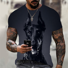 Load image into Gallery viewer, CLOOCL Animals T-shirts 3D Graphic Fun Dog Printed Tees Fashion Rottweiler T-shirt Casual Pullovers Tops Hip Hop Streetwear