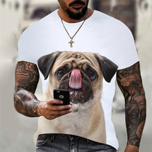 Load image into Gallery viewer, CLOOCL Animals T-shirts 3D Graphic Fun Dog Printed Tees Fashion Rottweiler T-shirt Casual Pullovers Tops Hip Hop Streetwear
