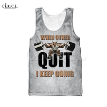Load image into Gallery viewer, CLOOCL Rottweiler Love Fitness Tank Tops 3D Cartoon Animal Letter Print Tops Sleeveless Vests Harajuku Fashion GYM Men Clothing