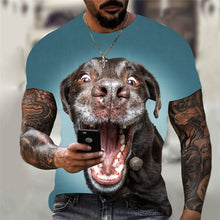 Load image into Gallery viewer, CLOOCL Animals T-shirts 3D Graphic Fun Dog Printed Tees Fashion Rottweiler T-shirt Casual Pullovers Tops Hip Hop Streetwear
