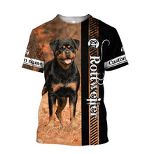 Load image into Gallery viewer, Summer T Shirt Men Handsome Rottweiler Hunting 3D Print Harajuku Casual Short Sleeve T-shirt Unisex Top