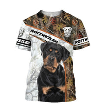 Load image into Gallery viewer, Summer T Shirt Men Handsome Rottweiler Hunting 3D Print Harajuku Casual Short Sleeve T-shirt Unisex Top